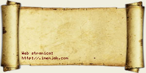 Anđelija Odalović vizit kartica